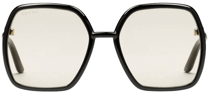 Black Square-frame sunglasses | GUCCI® US