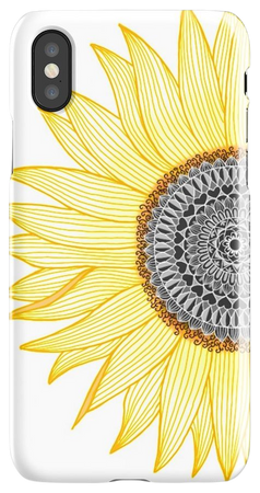 "Golden Mandala Sunflower" iPhone Cases & Covers by paviash | Redbubble