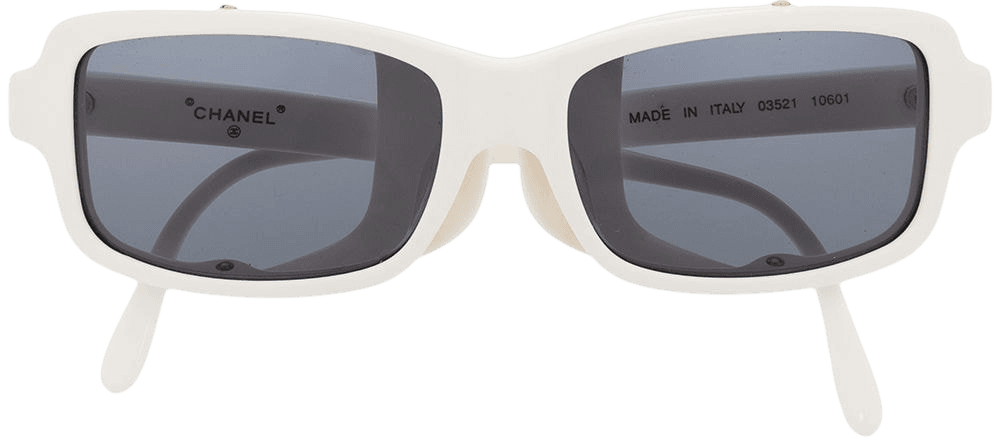 Chanel Pre-Owned 1990s CC rectangular-frame Sunglasses - Farfetch