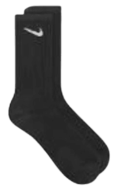 black Nike socks
