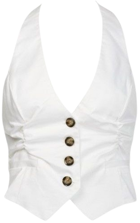 White Suit Vest