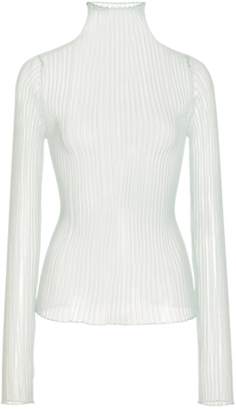 Aisling Camps Modern Mist Ribbed-Knit Sweater By Aisling Camps | Moda Operandi
