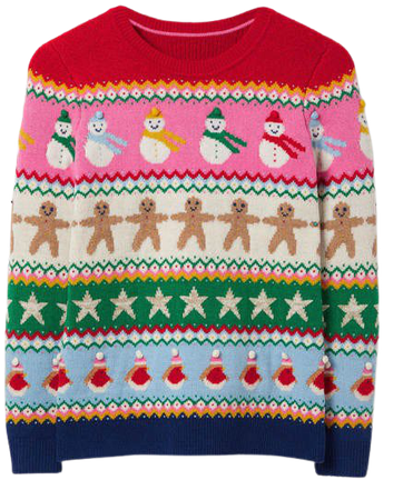 Christmas Sweater - Festive Fairisle | Boden US