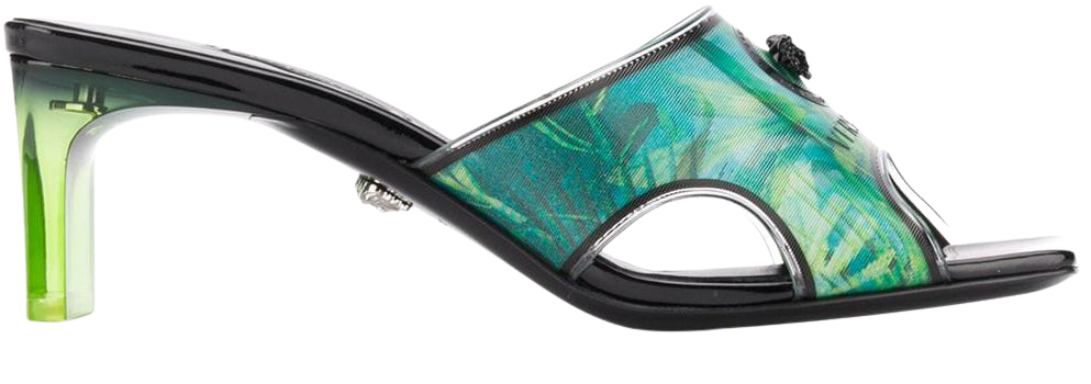 Versace Jungle-Print Sandals DST316HDPV5 Green | Farfetch