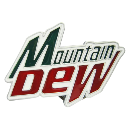 vintage mountain dew belt buckle