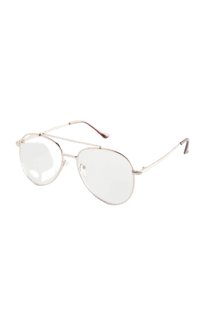 Sharon Aviator Blue Light Glasses | Urban Outfitters