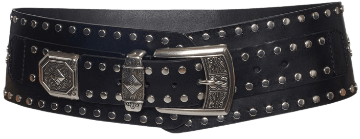 Studded Waist Leather Belt by Etro | Moda Operandi