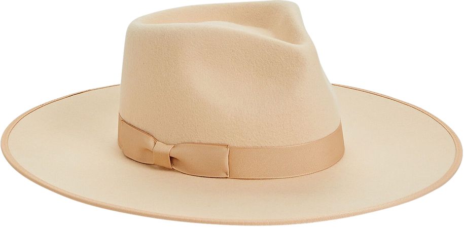 Lack Of Color Rancher Wool Fedora In Ivory | INTERMIX®