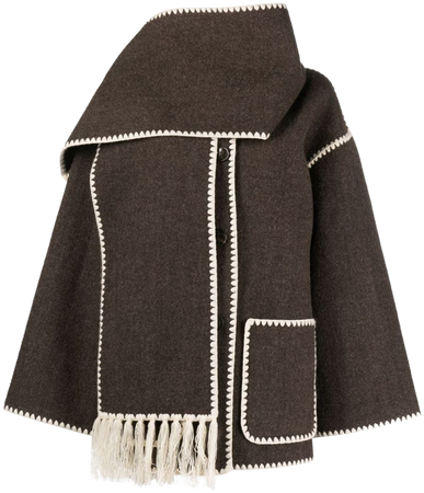 TOTEME wool-blend Scarf Jacket - Farfetch