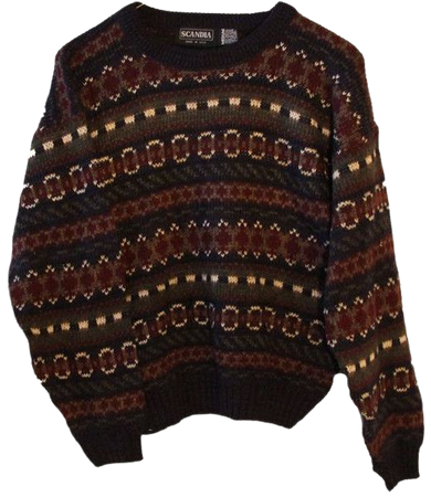 Indie Zig-Zag Tribal Print Hipster Sweater Tumblr
