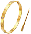 Amazon.com: Redrosestyle Cuff Bracelets for Women Couples Bracelets Titanium Steel Love Bracelet Buckle Pulseras de Mujer Valentines Wedding Couples Buckle Bracelet for Lover (Gold, 17): Jewelry