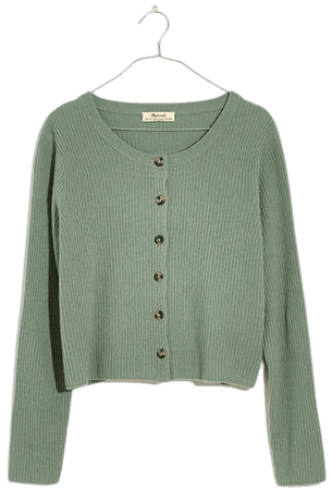 (Re)sourced Cashmere Crop Cardigan Sweater