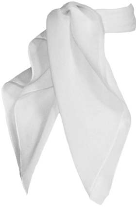 vintage white scarf