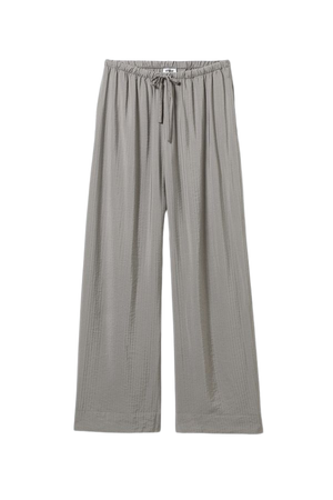 Mia Structured Trousers - Dusty Grey - Weekday WW