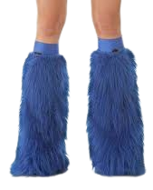 baddie blue fur boots - Google Search