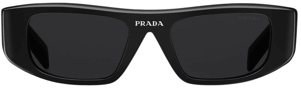 Shop black Prada Eyewear square-frame sunglasses with Express Delivery - Farfetch