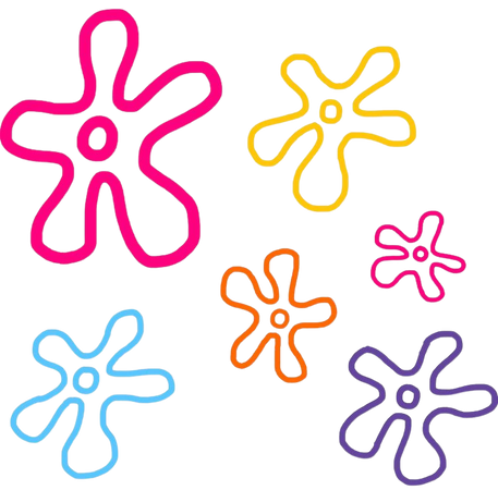 "spongebob flowers" Sticker by katelynstum | Redbubble