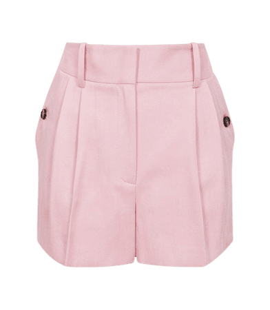 Ember Pink Tailored Pleat Front Shorts – REISS
