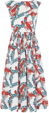 Issie Lobster Print Cotton Sun Dress | Clothing | L.K.Bennett