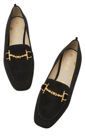 Snaffle Loafers - Black Suede | Boden US
