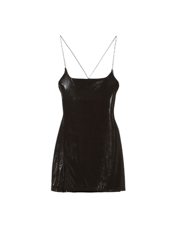 Laminated-effect mini dress - Dresses - Woman | Bershka