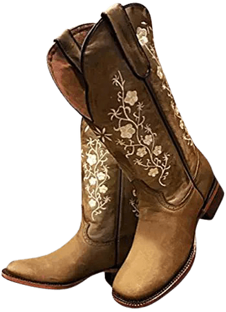 Women's Modern Western Boots Mid-Calf Boots Cowboy Boot Comfy Pull-Up Tabs Floral Print Bootie