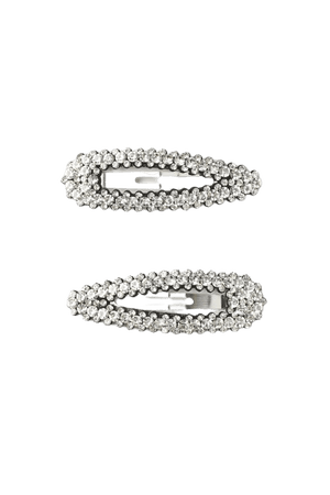 2-pack Hair Clips - Silver-colored - Ladies | H&M US