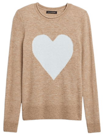 Aire Heart Sweater | Banana Republic