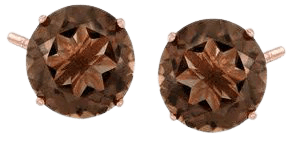 brown diamond stud earrings - Google Search