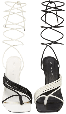 AZALEA WANG Tame Ankle Tie Sandal | Nordstrom
