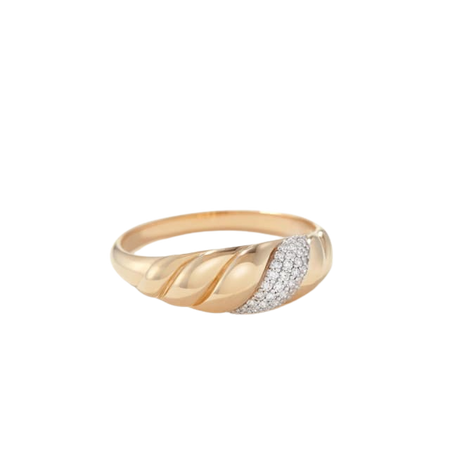 mejuri croissant diamond ring | jewelry