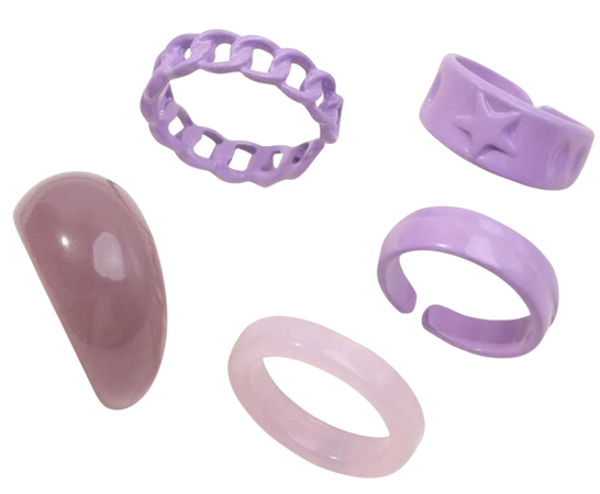 purple rings