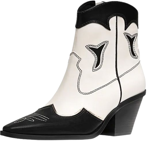 Embellished cowboy ankle boots - Women's fashion | Stradivarius United States