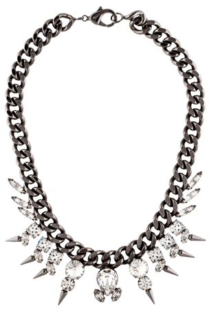 Fallon Classique Micro Spike Choker Necklace - Necklaces - FAL20482 | The RealReal
