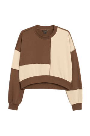 Crewneck sweater - Colour block - Sweatshirts - Monki WW