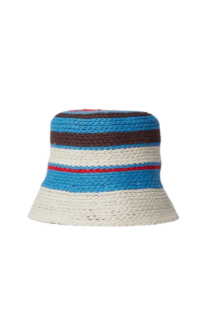 Kelly Striped Crochet Bucket Hat | Urban Outfitters