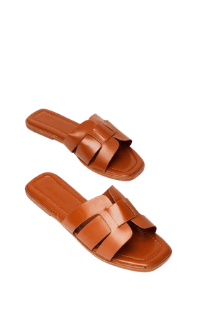 Link On Your Feet Faux Leather Sandals | Nasty Gal