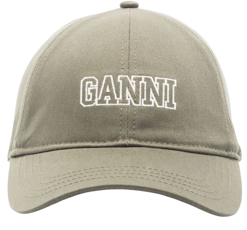 GANNI logo-embroidered Baseball Cap - Farfetch