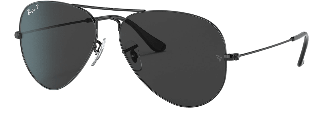 Ray-Ban Aviator Total Black Sunglasses in Black and Black