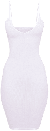 white bodycon dress