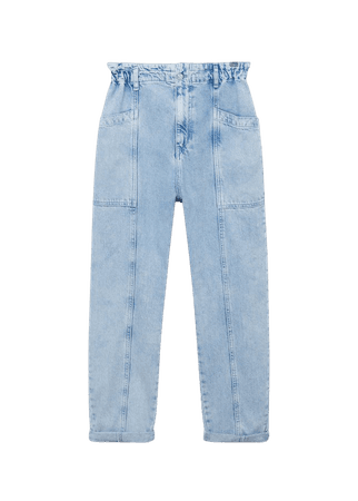 High-waist slouchy jeans - Women | Mango USA