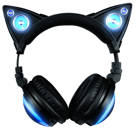 Cat-Ear Headphone (black + blue)