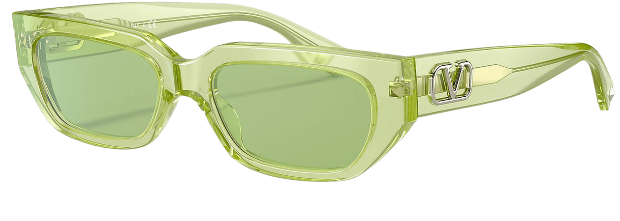 Valentino VA4080 Green & Green Fluo Sunglasses | Sunglass Hut Australia
