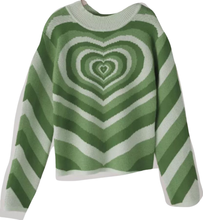 Green Heart Sweater 💚