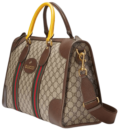 Beige Neo Vintage duffle bag with Web | GUCCI® International