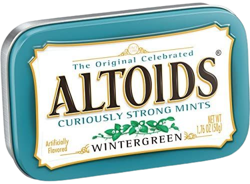 Amazon.com : Wrigley Altoid Wintergreen Mint, 1.76 oz : Grocery & Gourmet Food
