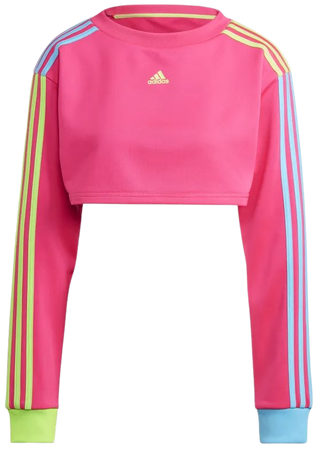adidas Kidcore Cropped Sweatshirt - Pink | Women's Training | adidas US