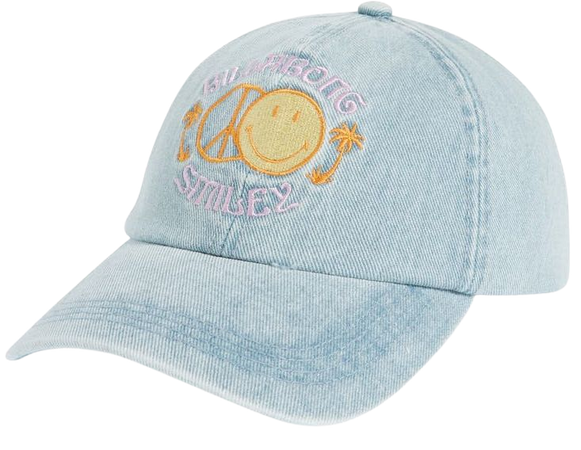 Billabong x Smiley® Embroidered Baseball Cap | Nordstrom