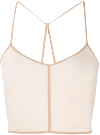 Ann Demeulemeester v-neck Cropped Top - Farfetch