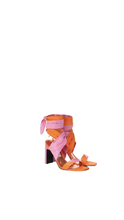 Pink and Orange Heels